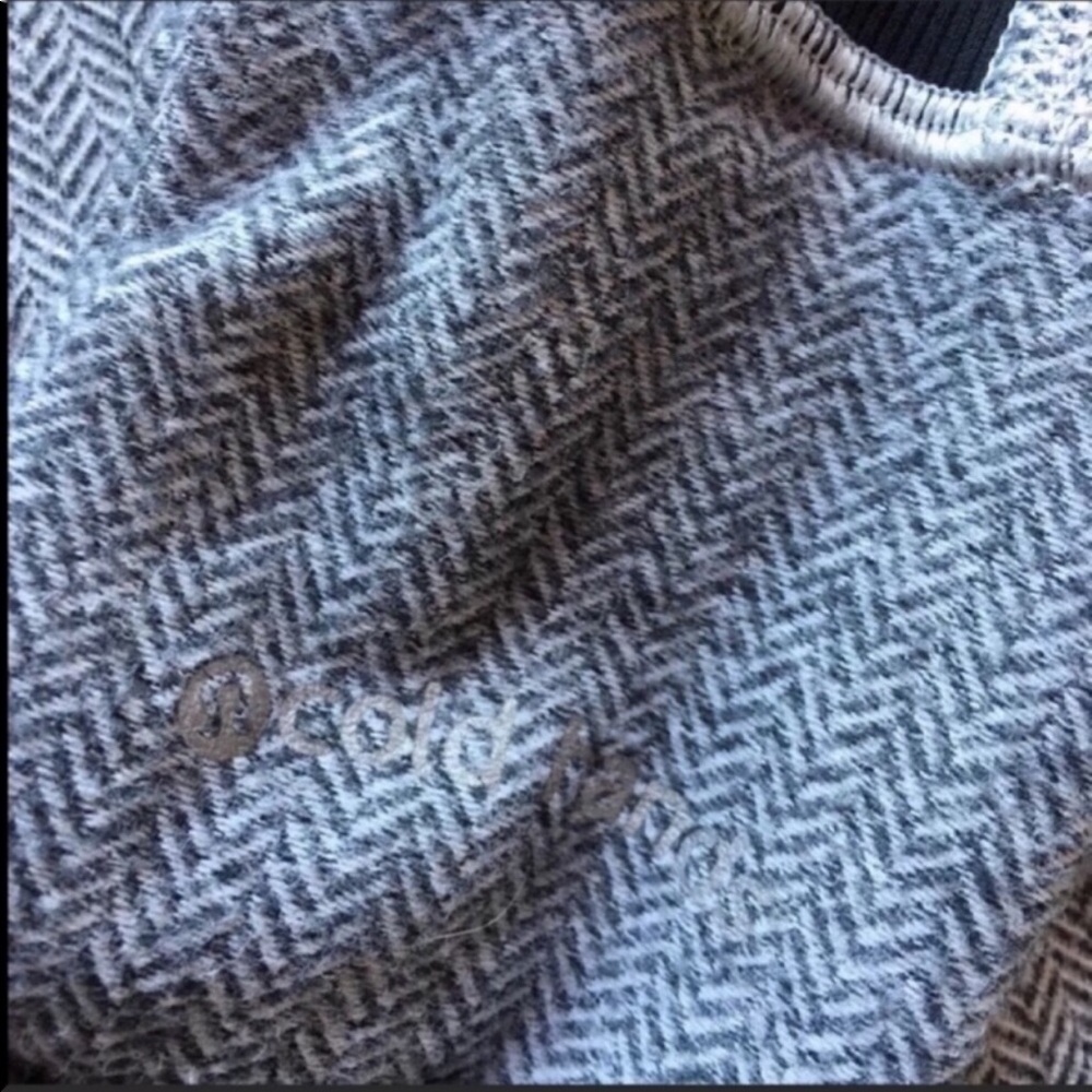 Lululemon Full Tilt Pullover Ghost Herringbone 8 - image 5